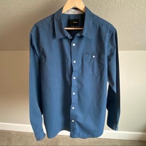 Hurley long sleeve button up XL